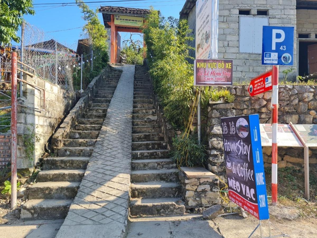 Lo Lo Homestay & Cafe Meo Vac Buitenkant foto